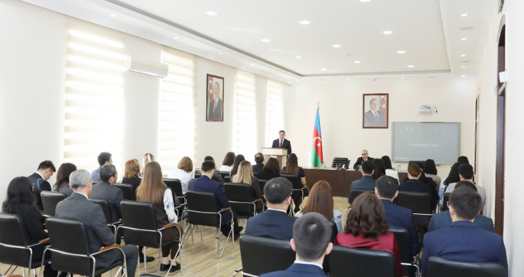 Qazaxıstan Respublikası Ali Məhkəmə Şurası yanında Ədliyyə Akademiyasında təlim keçən hakimliyə namizədlər Azərbaycanda təlim səfərində olublar