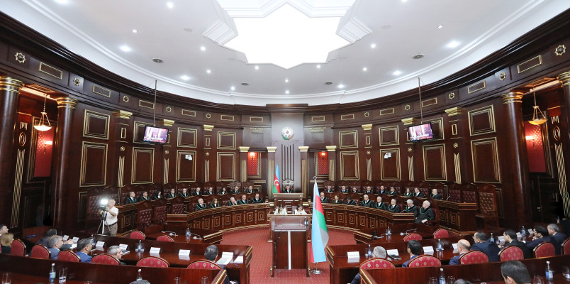 Yeni təyin olunmuş hakimlər Ali Məhkəmədə and içiblər