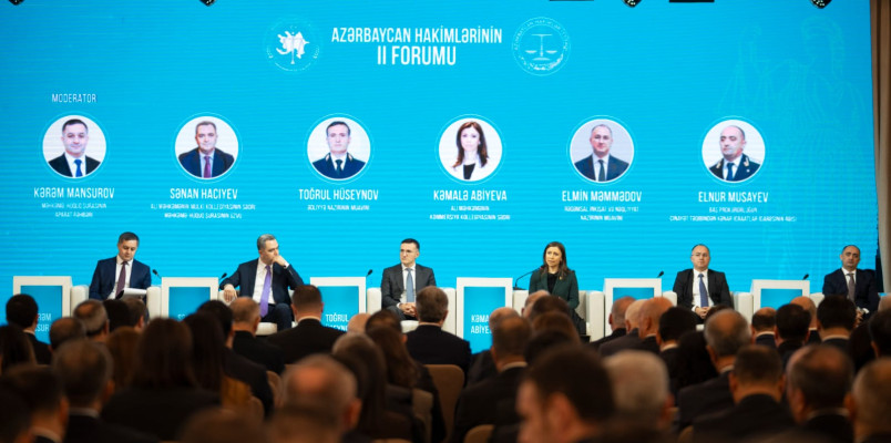 Hakimlərin II Forumu panel müzakirələrlə davam etdirilib
