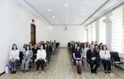 Qazaxıstan Respublikası Ali Məhkəmə Şurası yanında Ədliyyə Akademiyasında təlim keçən hakimliyə namizədlər Azərbaycanda təlim səfərində olublar